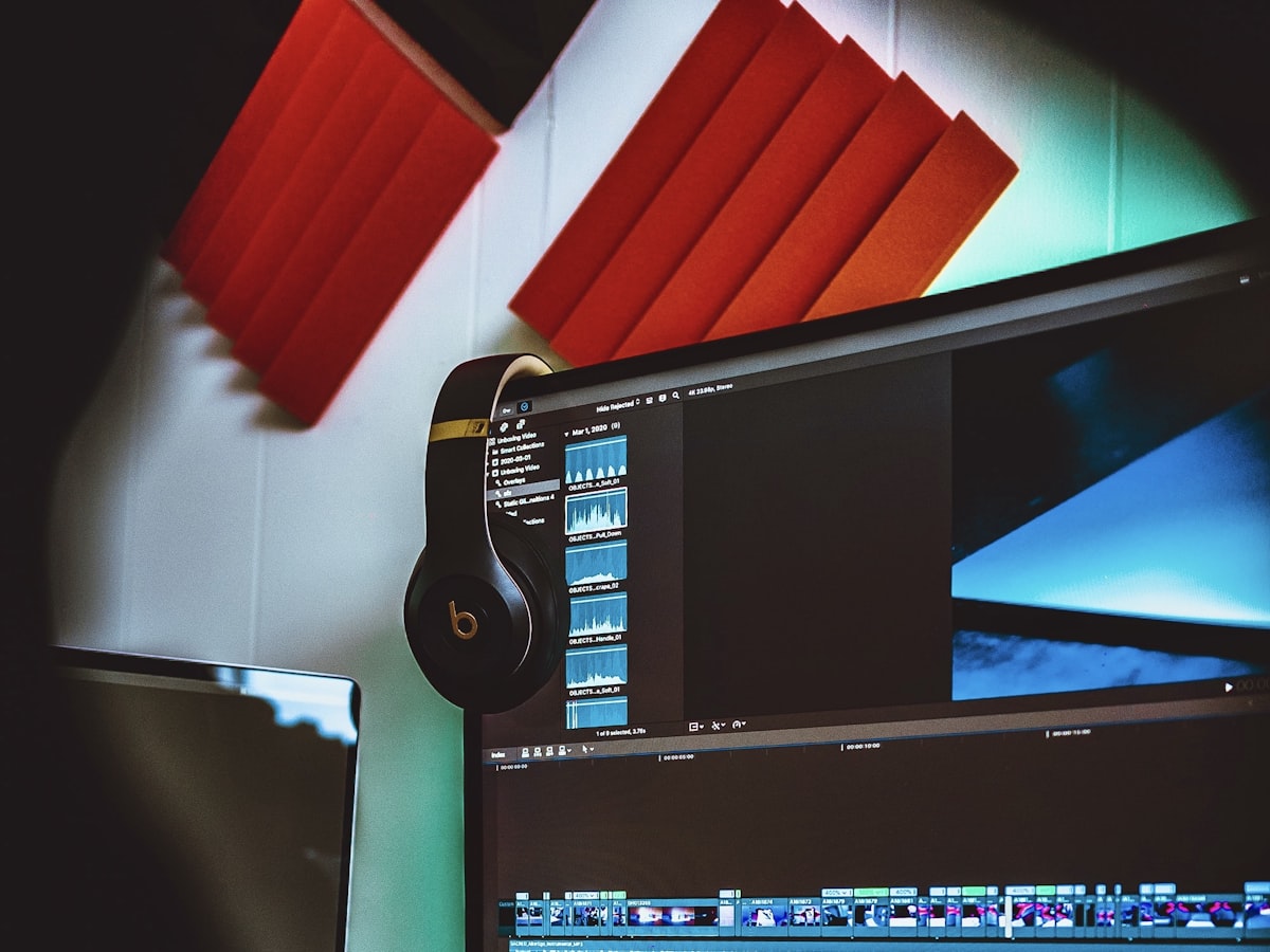 Colour grading and editing suite